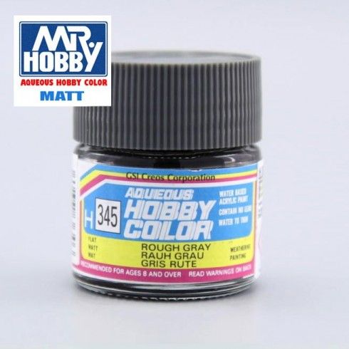 H-345 Gris Áspero Rough Gray Mate Gunze Hobby Color