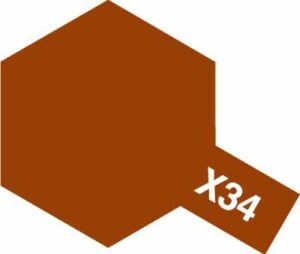 Tamiya: Acrylic Mini X-34 Metal. Brown