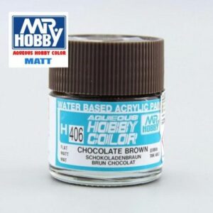 H-406 Marrón Chocolate Mate Gunze  Hobby Color