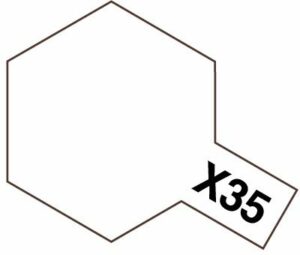 Tamiya: Acrylic Mini X-35 Semi Gloss Clear