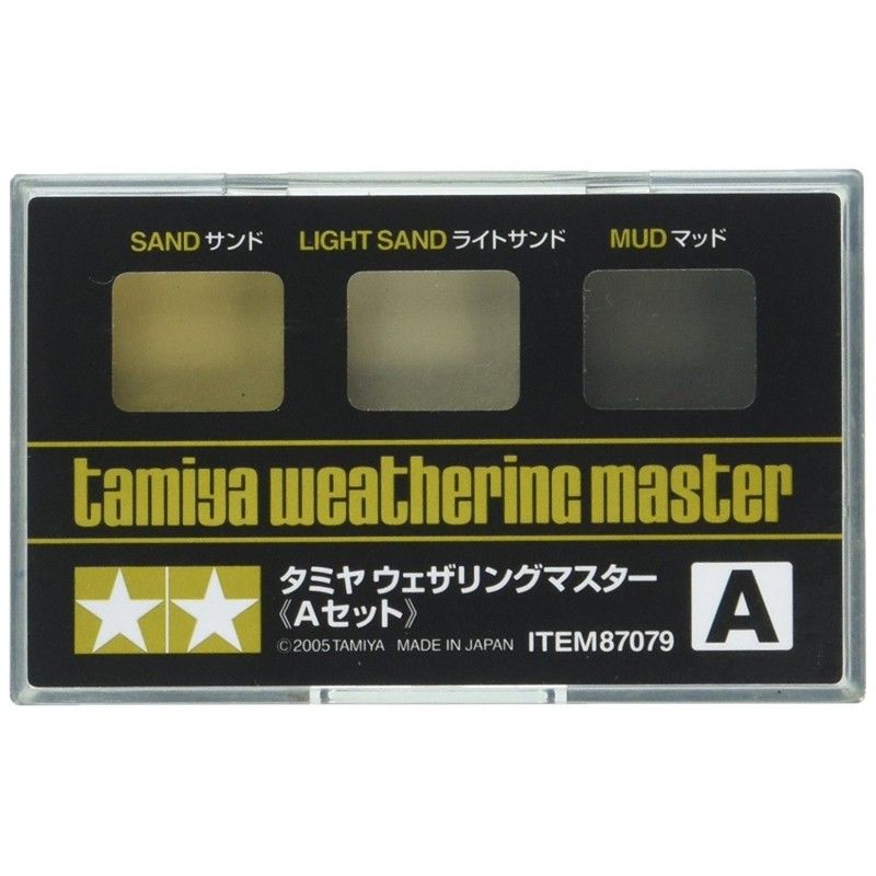 Tamiya Weathering Set A - Sand/Lt. Sand/Mud (87079)