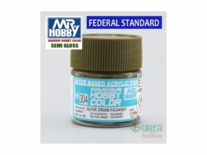 H-304 Olive Drab FS34087 Satinado Gunze  Hobby Color
