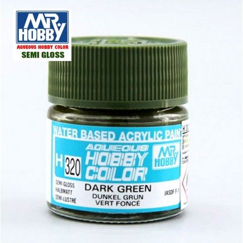 H-320 Verde Oscuro Satinado Gunze Hobby Color