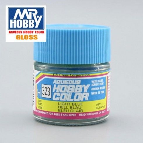 H-323 Azul Claro Brillante Gunze  Hobby Color
