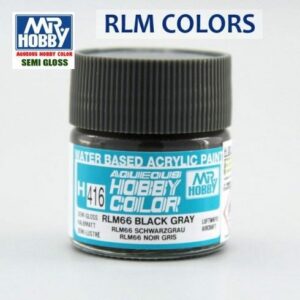 H-416 Gris Negro RLM66 Pintura Acrílica Gunze Hobby Color