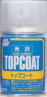 Barníz acrílico en Spray TOPCOAT (Brillante) 86 ml. B-501