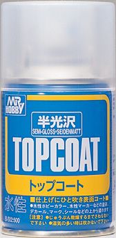 Barníz acrílico en Spray TOPCOAT (Satinado) 37 ml. B-502