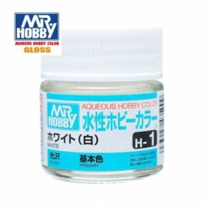 Hobby Color: H-1 Blanco Brillante Pintura Acrílica Gunze