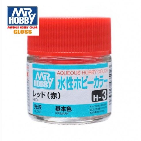 Hobby Color: Rojo Brillante Pintura Acrílica Gunze - H-3 (GSIH003)