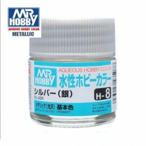 Hobby Color:  Plata Metalizada Pintura Acrílica Gunze -H-8