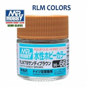 H-66 Marrón Arena RLM79 Satinado Gunze Hobby Color