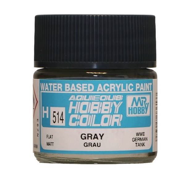 H-514 Gray (Flat) Pintura Acrílica Gunze - Hobby Color
