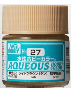 Hobby Color: H-27 Marron Tostado Semi Gloss Acrílica Gunze
