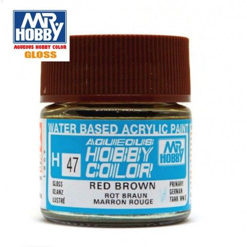 Hobby Color: Rojo Marrón Brillante Gunze H-47