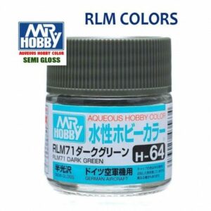 Hobby Color: H-64 RLM71 Verde Oscuro Satinado Gunze