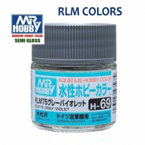 Hobby Color: RLM75 Gris Satinado Pintura Acrílica Gunze – H-69