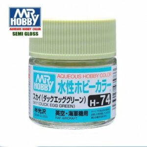 H-74 Cielo Verde Huevo de Pato Satinado Gunze  Hobby Color