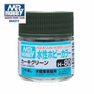 H-80 Verde Khaki Mate Pintura Acrílica Gunze – Hobby Color