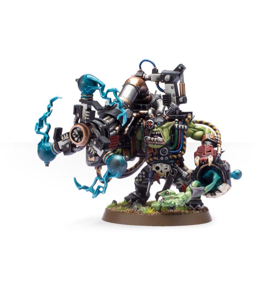 Orks: Big Mek Ork con kañón de atake shokk (VD)