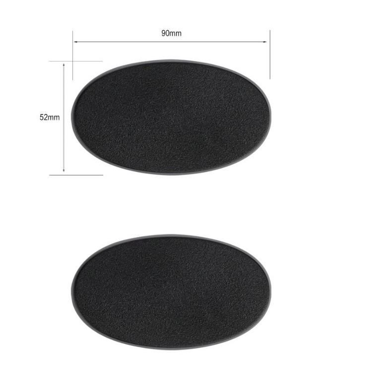 Citadel: Peanas ovaladas de 90x52mm