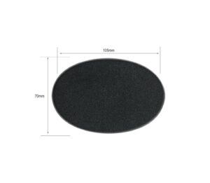 Citadel: Peanas ovaladas Citadel de 105x70mm (1 unidad)