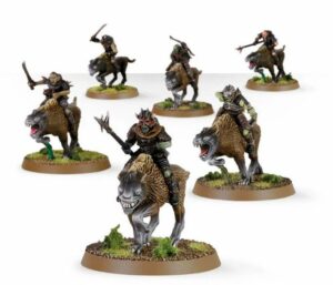 Middle Earth Strategy Battle Game: Warg Riders (30-37)