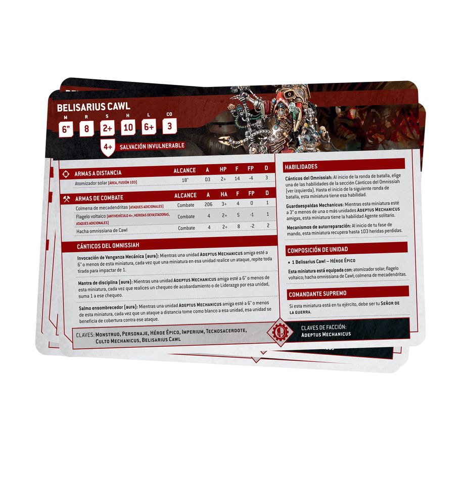 Adeptus Mechanicus: Tarjetas de datos (ES) (59-02) - Imagen 2