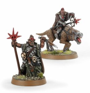 Middle Earth: Orc Shaman en Warg (VD)