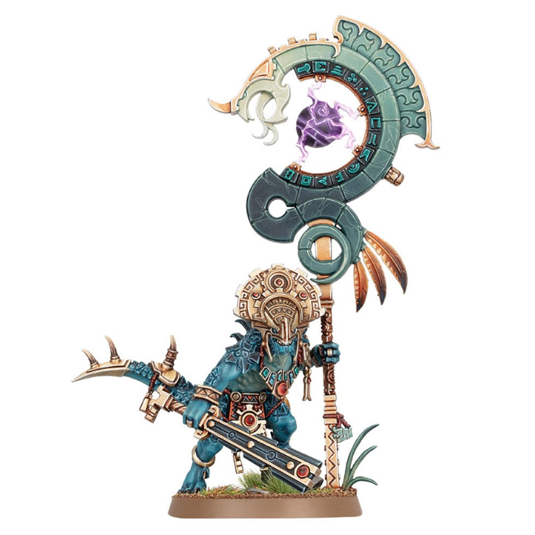 Seraphon: Saurus portador del Astrolito (88-20) - Imagen 2