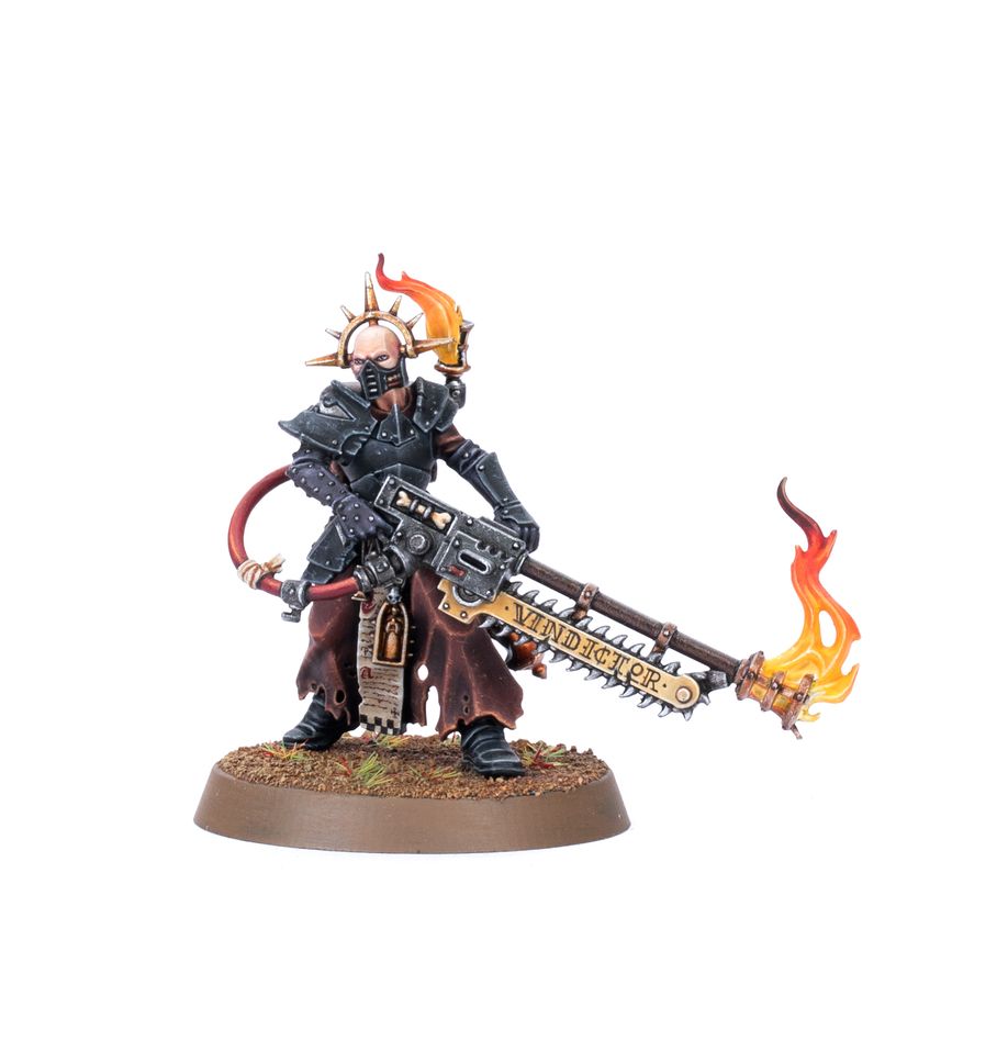Adepta Sororitas: Sacerdote del Ministorum con Vindictor (52-51)