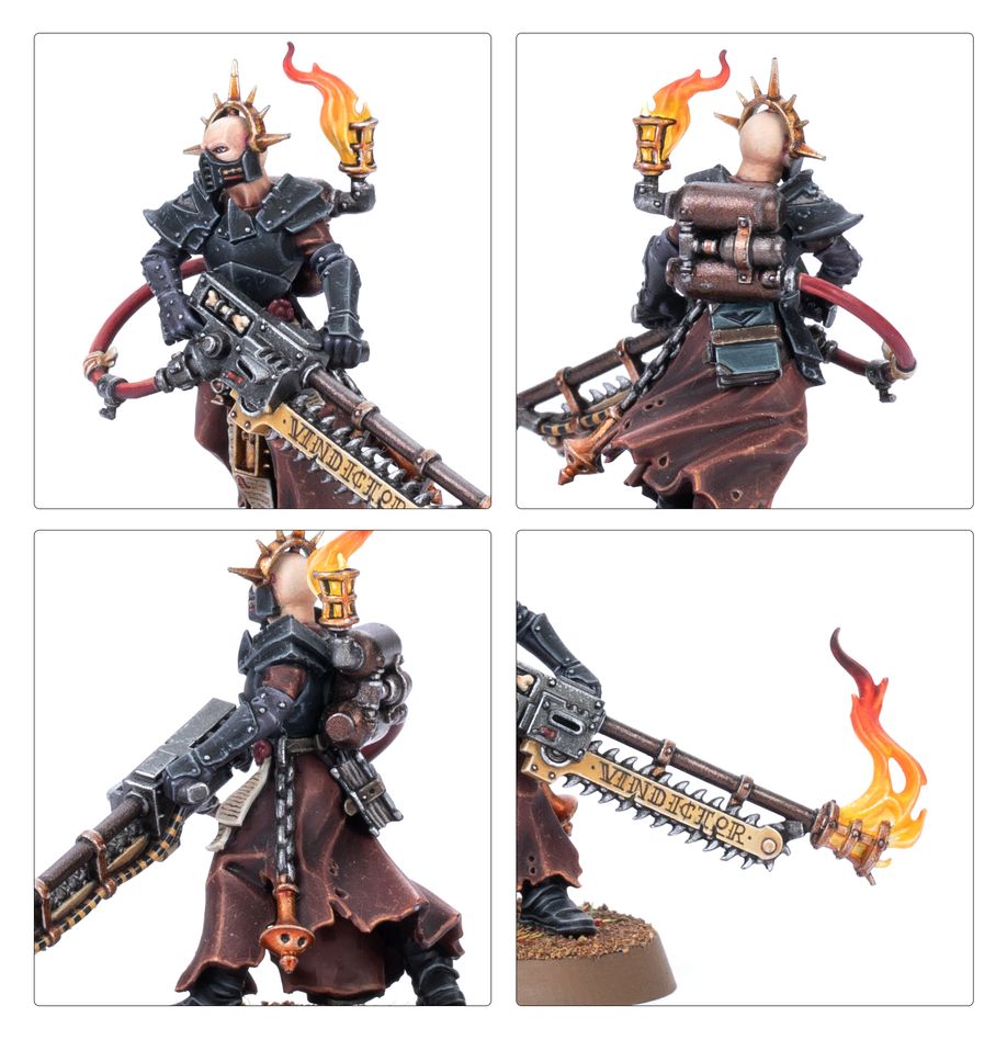 Adepta Sororitas: Sacerdote del Ministorum con Vindictor (52-51) - Imagen 2