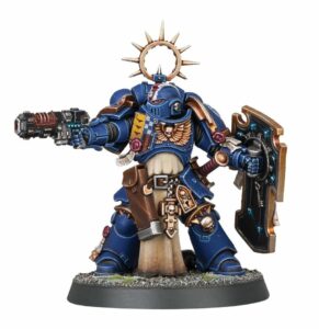 Space Marines: Teniente con escudo de tormenta (VD)