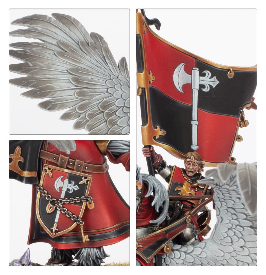 The Old World: Kingdom of Bretonnia - Battle Standard on Royal Pegasus (06-07) - Imagen 3