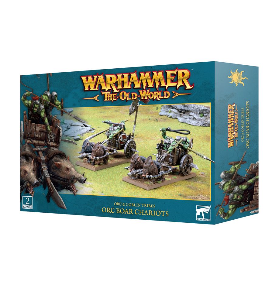 The Old World: Orc & Goblin tribes - Orc boar chariots (09-07)