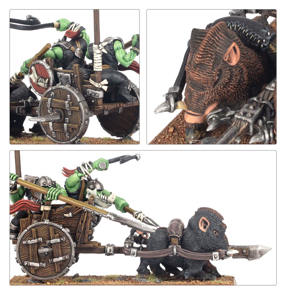 The Old World: Orc & Goblin tribes - Orc boar chariots (09-07) - Imagen 3