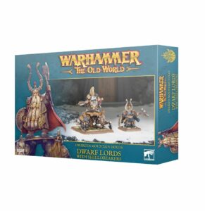 The Old World: Dwarfen Mountain Hold – Dwarf Lord with Shieldbearers (10-11)