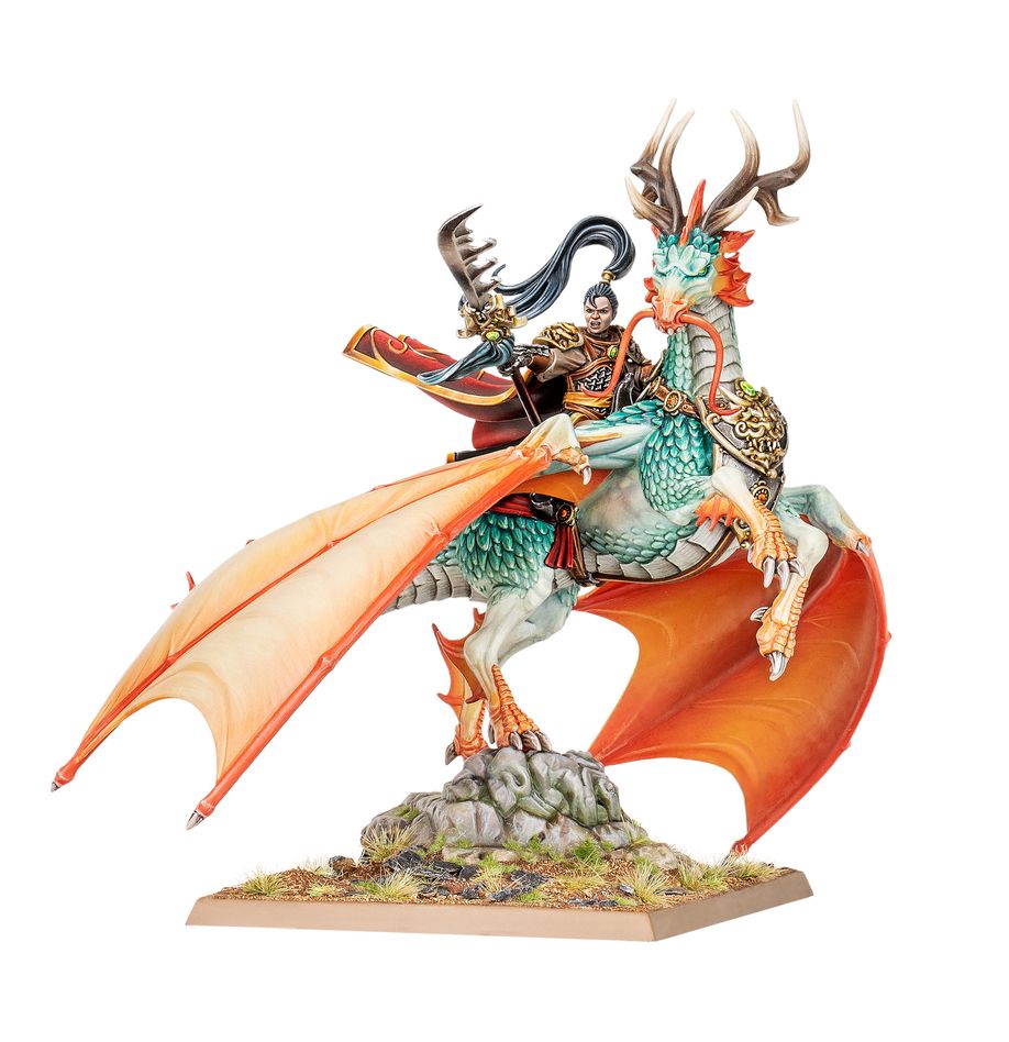 The Old World: Grand Cathay - Shugengan Lord on Grear Spirit Longma (06-207) - Imagen 2