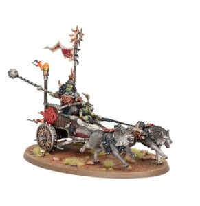 Age of Sigmar: Gloomspite Gitz – Jefe Gruñón en Karrobramante (89-91)