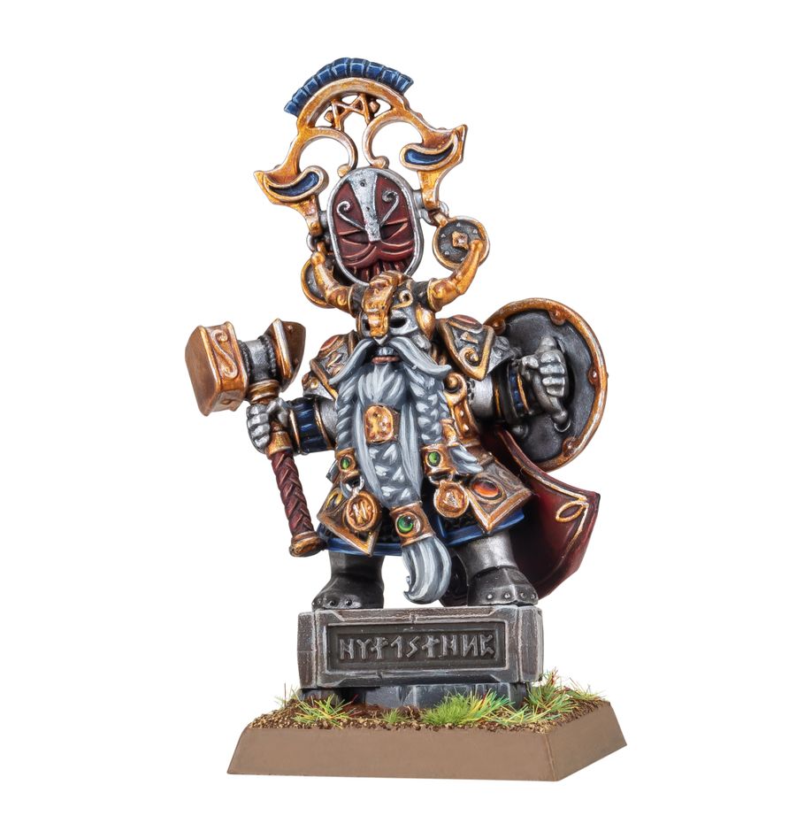 The Old World: Dwarfen Mountain Hold - Dwarf king with oathstone (10-16)