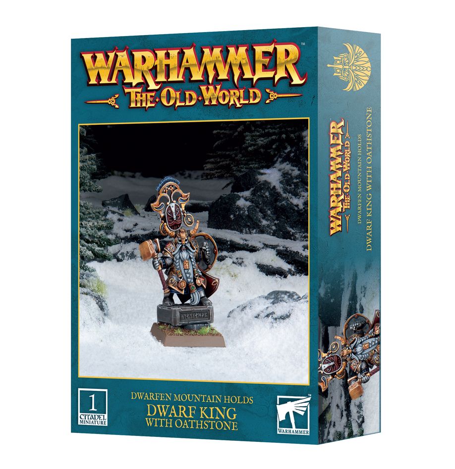 The Old World: Dwarfen Mountain Hold - Dwarf king with oathstone (10-16) - Imagen 2