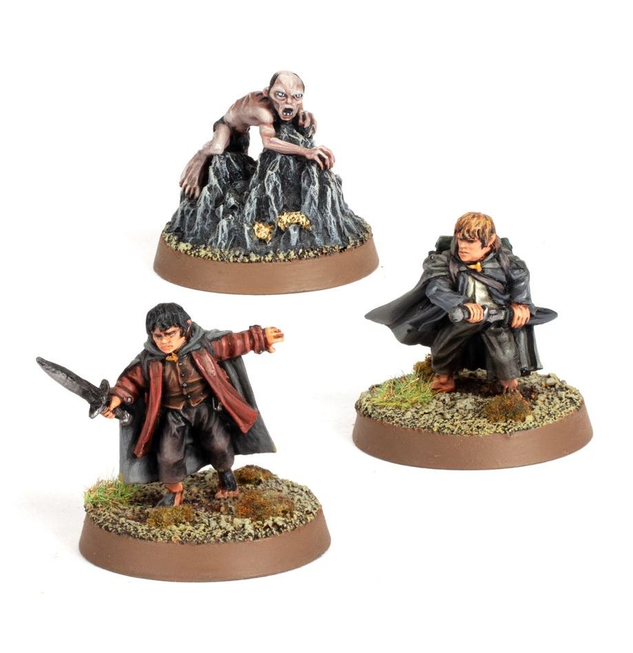 Middle Earth: Frodo, Sam y Gollum en Emyn Muil (VD)