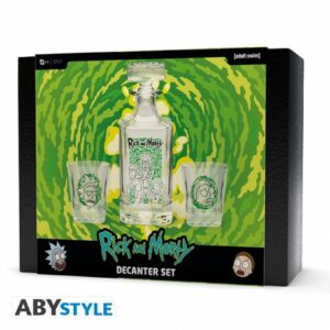 RICK AND MORTY – Set Decanter + 2 glass “Characters”