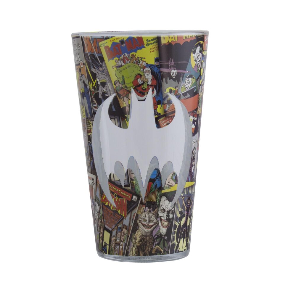 Vaso de vidrio Batman (Viñetas y Portadas de los Cómics)