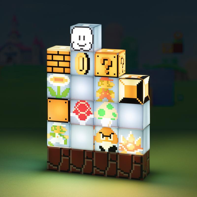 Super Mario Bros Build A Level Light (Lampara)