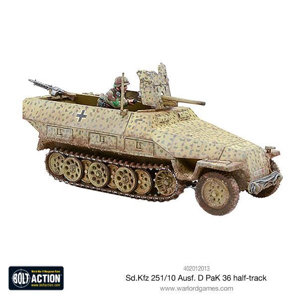 Bolt Action: Sd.Kfz 251/10 ausf D (37mm Pak) Half Track (402012013)