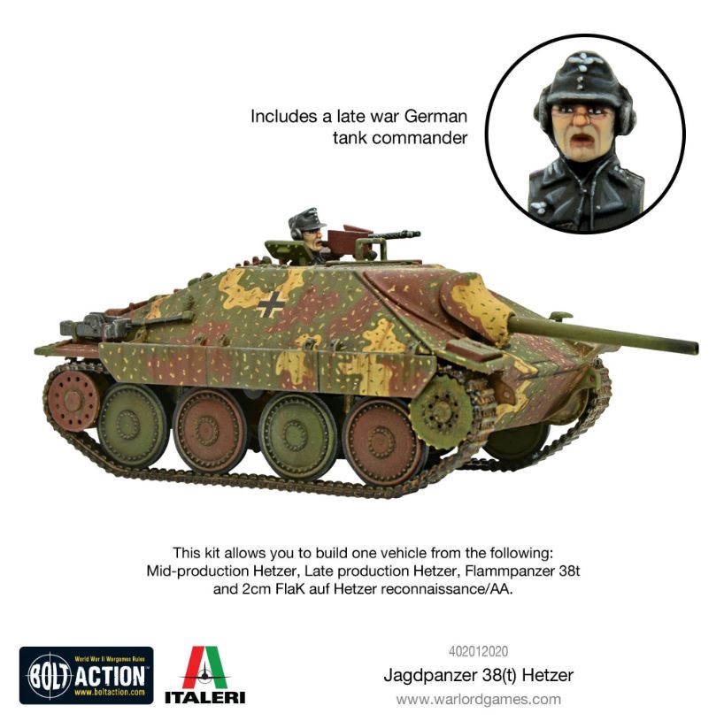 Bolt Action: Jagdpanzer 38(t) Hetzer (402012020) - Imagen 2