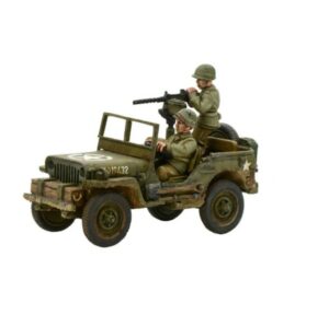 Bolt Action: US Army Jeep with 30 Cal MMG