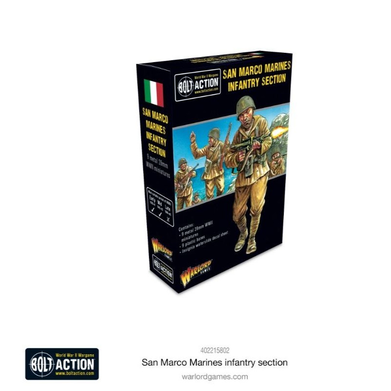 Bolt Action: San Marco Marines Infantry Section