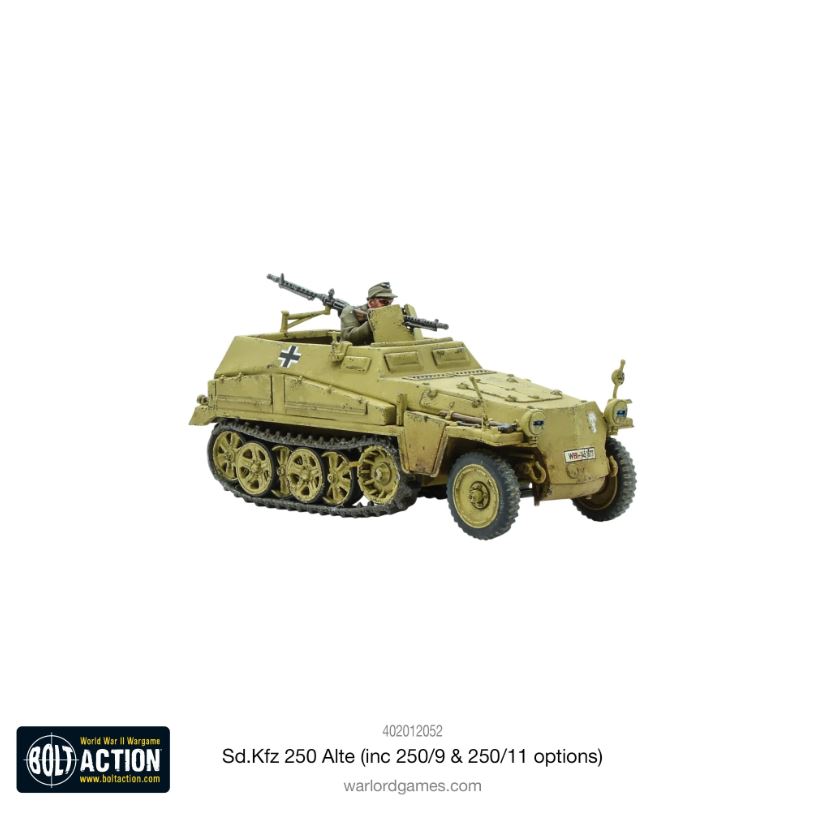 Bolt Action: Sd.Kfz 250 (Alte) Half-Track (Options For 250/1, 250/9 & 250/11 Variants) (402012052) - Imagen 2