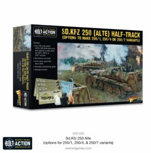 Bolt Action: Sd.Kfz 250 Alte (Options For 250/1, 250/4 & 250/7) (402012053)